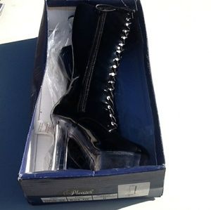 Pleaser Expose 2020 Black Knee High Boord size 6